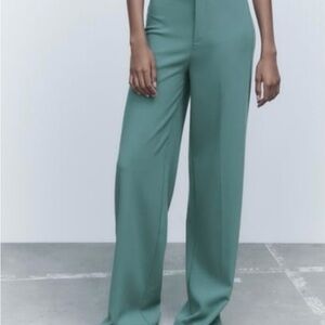 New ZARA High-waisted Full Length Pants